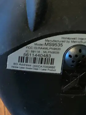 Ms9535 Metrologic Voyager Bt V1.2 Bluetooth Barcode Scanner Style#ms9535 Only #2