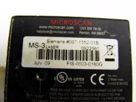 Fis-0003-0160g Microscan Ms-3 Laser Barcode Scanner Reader #3