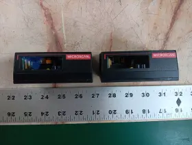 Fis-0810-0010 Microscan Lot Of 2 Bar Code Scanner - See Pictures Exact Pieces