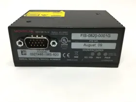 Fis-0820-0001g Microscan Ms-820 Fixed Barcode Scanner Reader Rs-232 1100 Scans/s