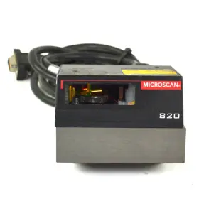 Fis-0820-0003 Microscan Ms-820 Fixed Barcode Scanner 350 - 1100 Scans Per Second
