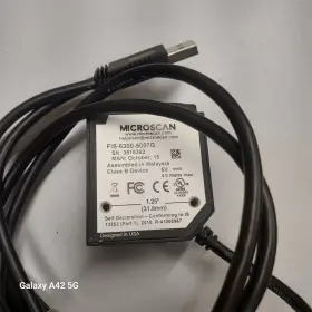 Fis-6300-5007g Microscan Mini-hawk Usb With I/o Bar Code Scanner #3