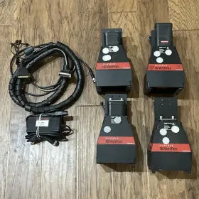 Fis-6700-1000 Microscan Lot Of 4 Fis-6700 -1000 Quadrus Ez Scanners Verifiers Extras Untested