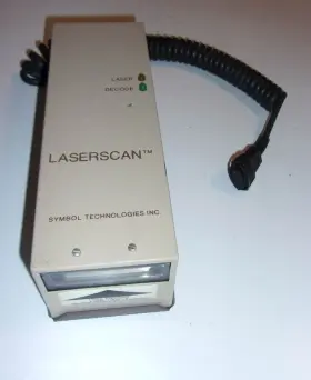 Ls-6500-i00a Microscan Symbol Technologies Laserscan Barcode Reader Circa 1989 Untested