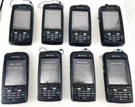 Ep10-7515 Motorola 8x Ep10 7515 Barcode Scanner Computer With 4x Batteries