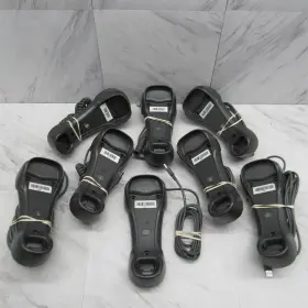 Flb3578-c0007wr Motorola 8 Lot Symbol Barcode Scanner Charge Station Dock With Usb Cables