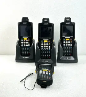 Mc3100-rl4s04e00 Motorola Lot Of 4 Symbol Barcode Scanner With Battery And 3 Cradles No Cables #2