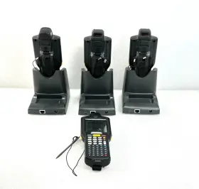Mc3100-rl4s04e00 Motorola Lot Of 4 Symbol Barcode Scanner With Battery And 3 Cradles No Cables #3