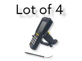 Mc3190-gl3h12e0u Motorola Lot Of 4 Symbol Barcode Scanners - Tested