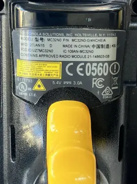 Mc32no-gi4hcheia Motorola Mc32no-gi3hcle0a Barcode Scanner Mobile Computer With Battery-as Is #2