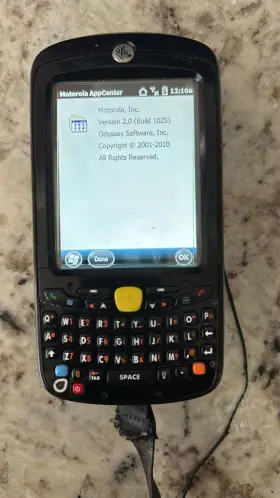Mc55a0-p20swqqapwr Motorola Zebra Mobile Computer Barcode Scanner No Ac Adaptor #3