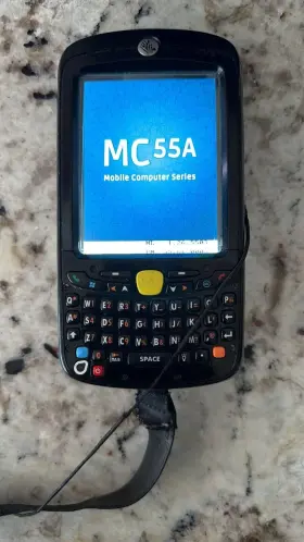 Mc55a0-p20swqqapwr Motorola Zebra Mobile Computer Barcode Scanner No Ac Adaptor