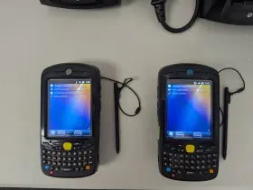 Mc55a0-p30wqqa9wr Motorola - Set Of 2 With Docking Port And Charging Cables Used #2