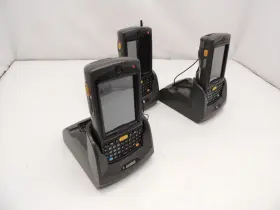 Mc75a Motorola Lot Of 3 Windows 6.5 Pocket Pc / Barcode Scanner With Docks #3