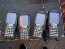 Mc9063a Motorola Lot Of 4 Symbol Pocket Pc Barcode Scanner Untested For Parts