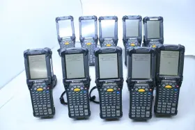 Mc9190-g90swjya6wr Motorola Lot Of 10 Mobile Scanner With Battery T7-a17