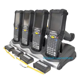 Mc9190-gj0swgqc6wr Motorola Lot Of 4x Zebra Long Range 1d Wm 6.5 Barcode Scanner Cradle