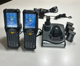 Mc92n0-gp0sxeya5wr Motorola Symbol Long Range Barcode Scanner Gun Ce 7 Bundle