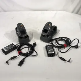 Mt2090-hd0d62170wr Motorola Mt2070-hd0d62170wr Symbol Barcode Scanner With Cradle 1d 2d Scan. Lot-2