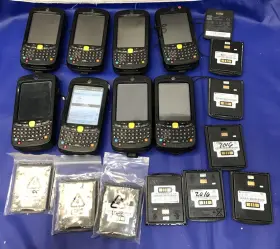 X17-15012 Motorola Lot Of 8 Symbol N410 Mobile Computer Barcode Scanner