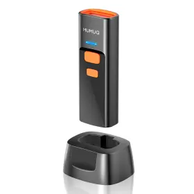 Bs-2d-bb0030 Mumuq Wireless Barcode Scanner Mini Bluetooth 1d 2d Qr Bar Code 3-in-1 Blue