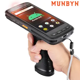 Ipda087p-2ds Munbyn Android 11 Barcode Scanner 8000mah Battery Zebra Se4750 1d/2d Mobile Pda