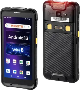 Ipda101 Munbyn Upgraded Android 13 Bar Code Scanner With 5.5 Inch Screen Handheld Mobile