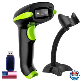B06y2tvcdc Nadamoo 2d Wireless Barcode Scanner Stand Compatible Bluetooth 2.4g