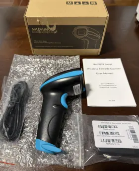 Bur310 Nadamoo Wireless Barcode Scanner Charging Cradle Read 1d 2d Qr Code