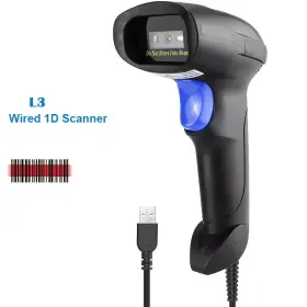 Netum 5wmqq533vw L3 Usb 1d Ccd Barcode Scanner Handheld Wired Red Light