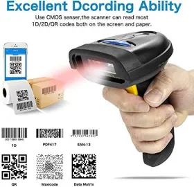 Netum 608065734306 2d Barcode Scanner Compatible With 2.4g Wireless And Bluetooth Usb Wired Con #3