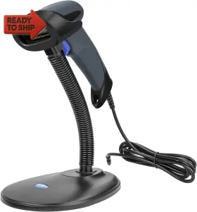 Netum 744759235923 2d Barcode Scanner With Stand Usb 2.0 Wired Qr Code Imager Automatic Barc