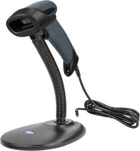 Netum 744759936110 Usb Barcode Scanner With Stand Wired Handheld Bar Code Reader 1d Ccd Scan