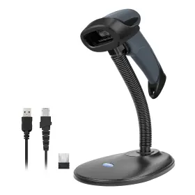 B095fypbq8 Netum M6s Bluetooth 1d Barcode Scanner With Stand 2.4g Wireless And Usb Wired