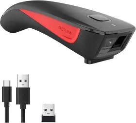 C990 Netum Bluetooth Mini 2d Barcode Scanner Pocket Wireless Qr Code Brand New