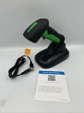 Mr-1950 Netum Wireless Barcode Scanner With Cradle Usb Open Box