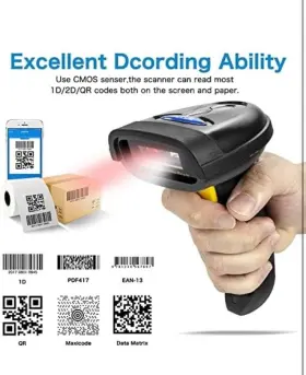 Nt-1328bl Netum Bluetooth Qr 2d Barcode Scanner Handheld Usb Wireless 1d Bar Codes