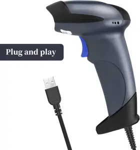 Nt-m5 Netum 2d Barcode Scanner With Stand Usb 2.0 Wired Qr Code Imager Automatic Reader #3