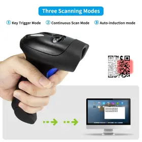 Netumscan 760354550919 Handheld Usb Qr Barcode Scanner Wired Automatic 1d 2d Image Bar Code Reader W #2