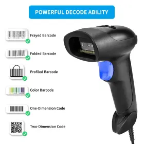 Netumscan 760354550919 Handheld Usb Qr Barcode Scanner Wired Automatic 1d 2d Image Bar Code Reader W #3