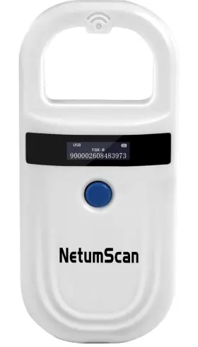 180b-usb Netumscan Dj-180-w Upgraded Pet Microchip Reader Scanner 256 Data Storage