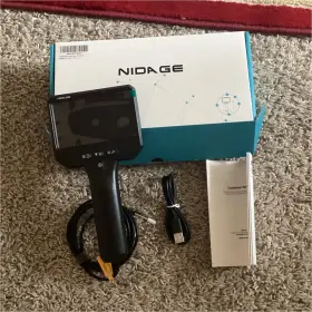 Kdgqt-ta1w Nidage Handheld Barcode Scanner Usb With Cable Box And Manual