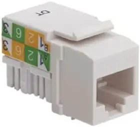 725wh-50 Nsi Industries Keystone Cat5e White. 50pc/installer Pk. 1ea