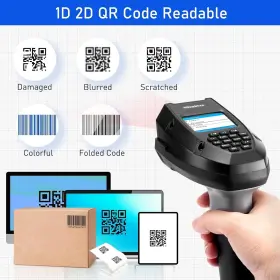 7106t Onewscan 1d 2d Wireless Barcode Scanner Portable Inventory With Chargi #3