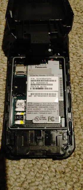 Fz-n1cccap8m Panasonic Fz-n1 Android Barcode Scanner Untested No Battery #3