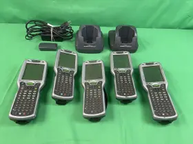 9500l00-132c30e Pocket Pc Parts Lot Of 4 Dolphin 9500l00 Handheld Computer Scanners Charger