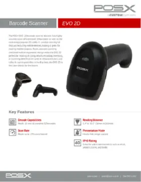 995ed047200333 Pos-x Evo 2d Scanner With Cable #2