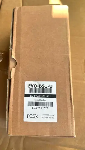 Evo-bs1-u Pos-x Handheld Black Barcode Scanner Led Mid-range - New