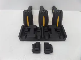 Psrf-8000 Psc Lot Of 3 Powerscan Wireless Barcode Scanner With Charging Dock