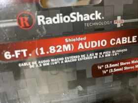 42-2387 Radioshack Radio Shack Shielded 6-ft 1.8 M Audio Cable